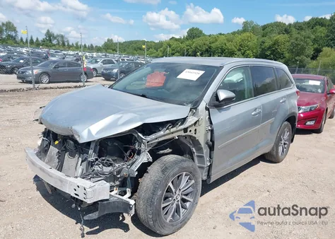 2017 Toyota Highlander Xle из США, поврежденный, VIN 5TDJZRFH2HS458935